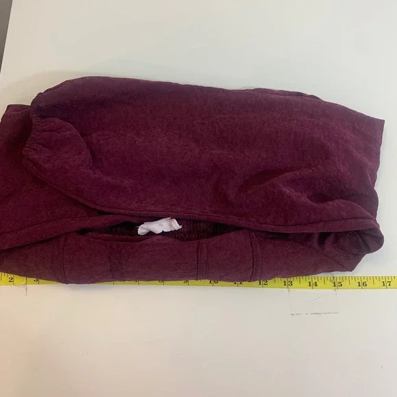 Kirious Los Angeles Women's S Burgundy Corset Crop Top Puff Sleeve Smocked Back - Picture 3 of 7